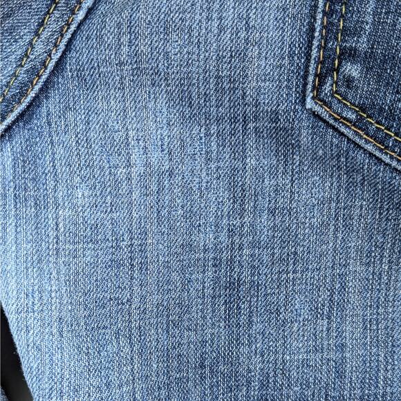 Old Navy The Diva Lowest Rise Bootcut Stretch Denim Jeans Medium Blue 14 Short - Picture 12 of 15